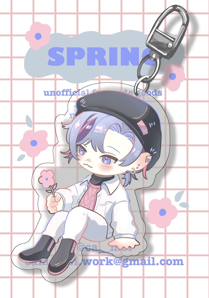 【New】アクリルキーホルダー「Spring」
