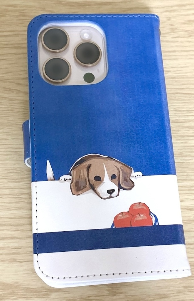ビーグル犬 手帳型スマホカバー