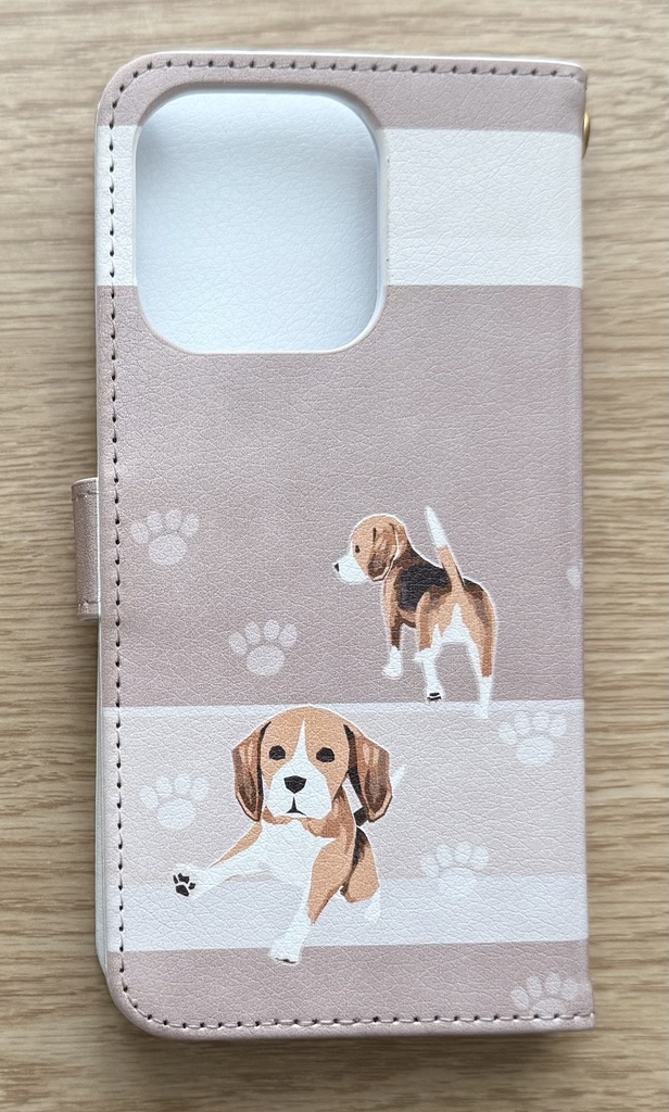 ビーグル犬 手帳型スマホカバー2