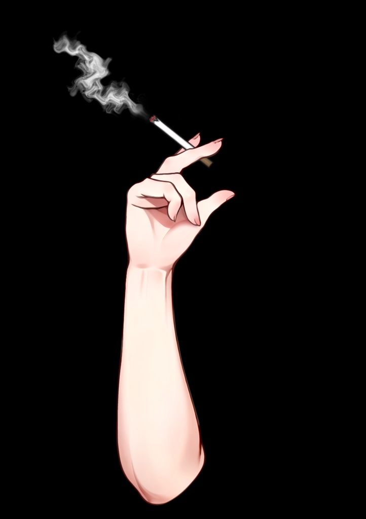 【VTS対応】『タバコを持つ手』🚬【Live2Dアイテム】