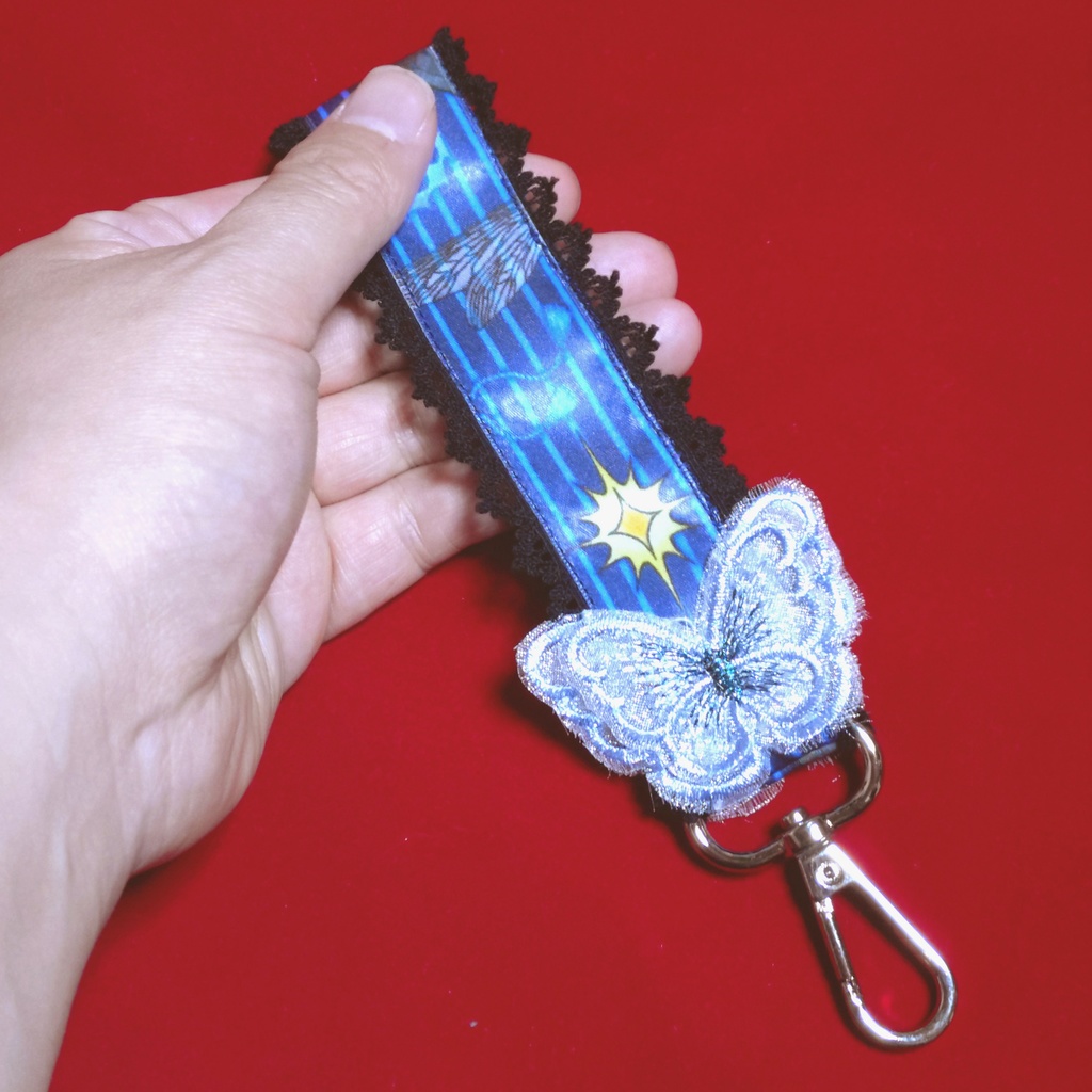 【FGO】オベロンイメージプリントリボンのハンドストラップ