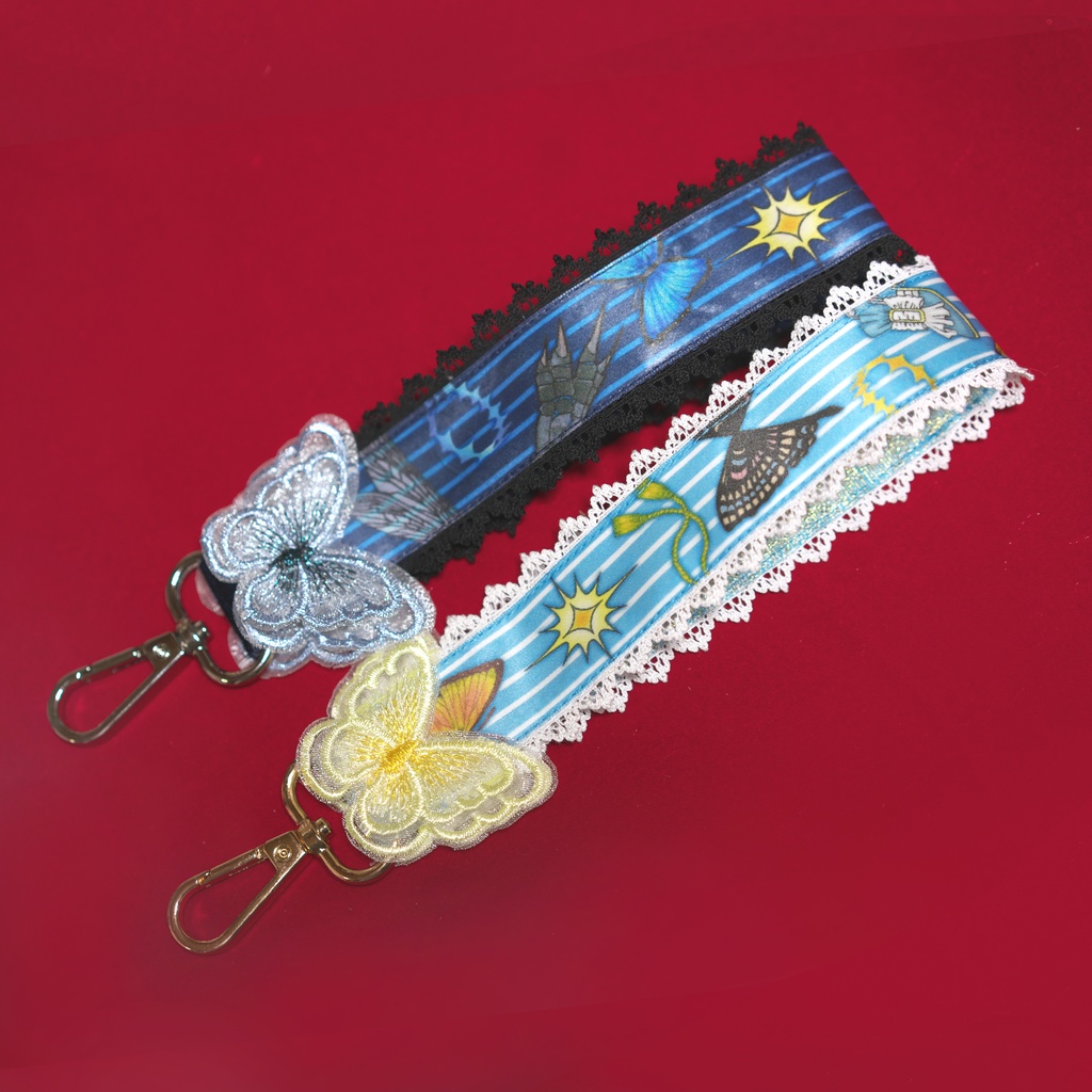 【FGO】オベロンイメージプリントリボンのハンドストラップ