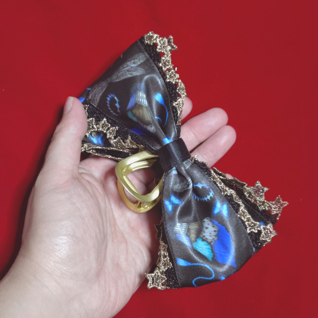 【FGO】オベロンイメージプリントリボンのバンスクリップ