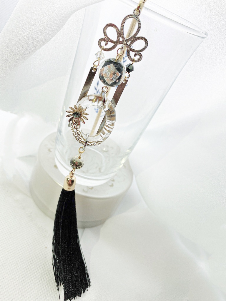 白黒無常 簪(かんざし):残花の涙