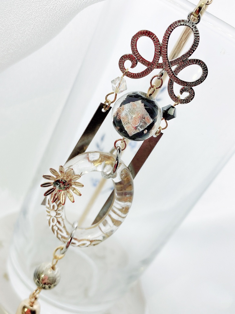 白黒無常 簪(かんざし):残花の涙