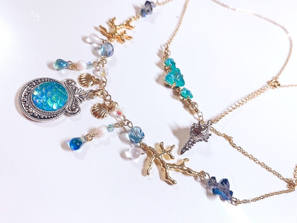 静黙の戟 モチーフ 2連ネックレス