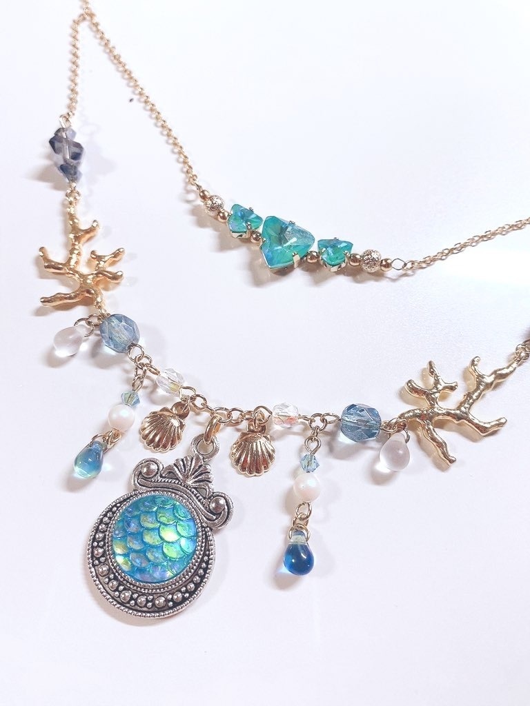 静黙の戟 モチーフ 2連ネックレス