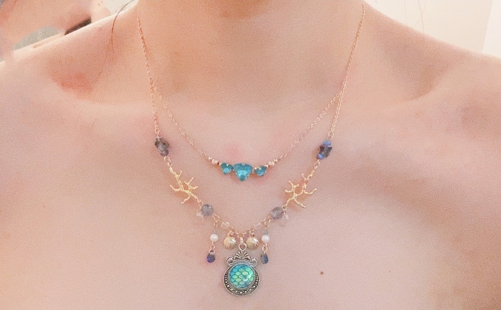 静黙の戟 モチーフ 2連ネックレス