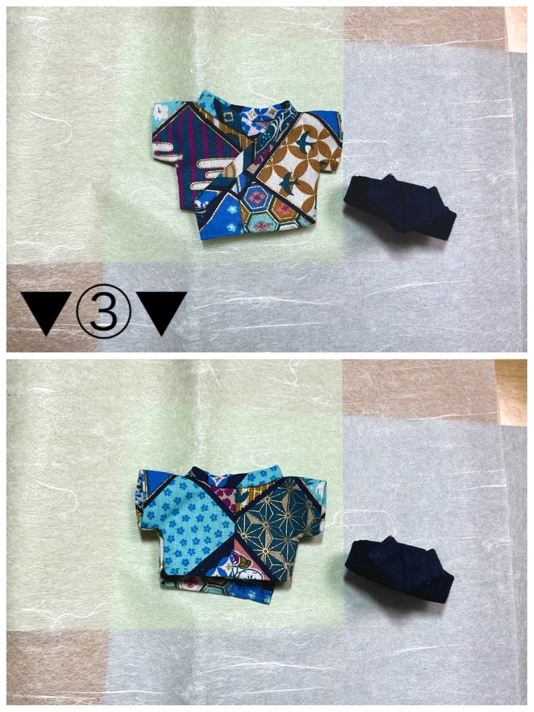 10cm ぬい 浴衣セット(帯+浴衣本体)