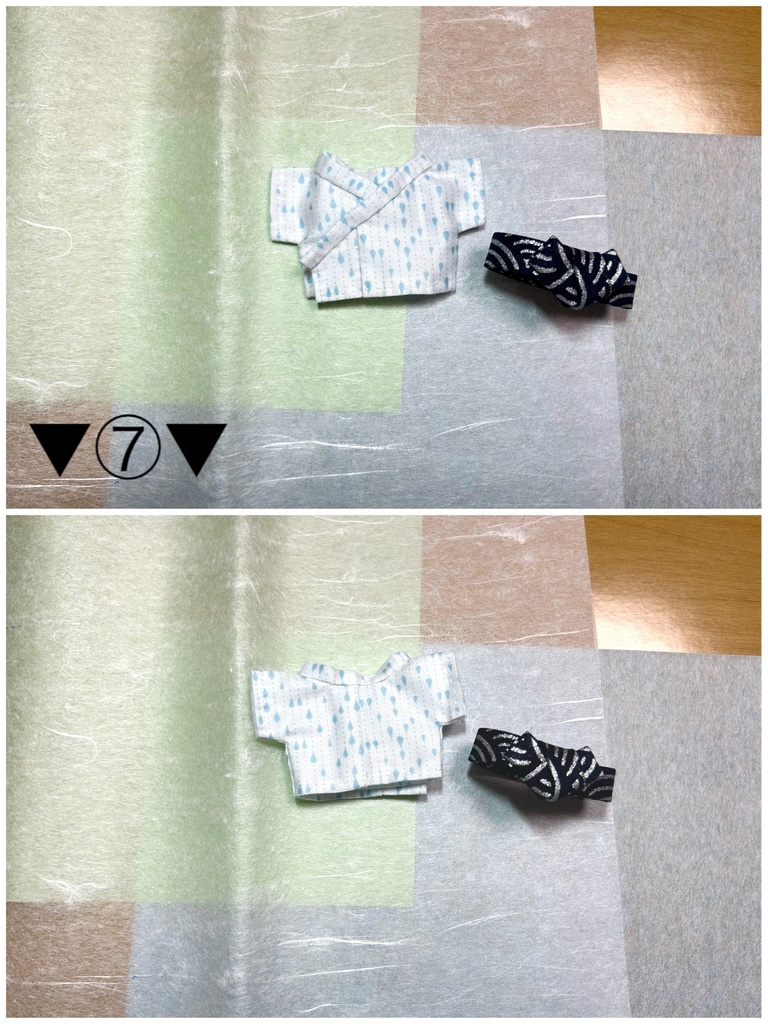 10cm ぬい 浴衣セット(帯+浴衣本体)