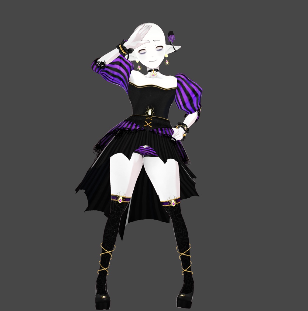 Spider Queen Halloween Full Outfit