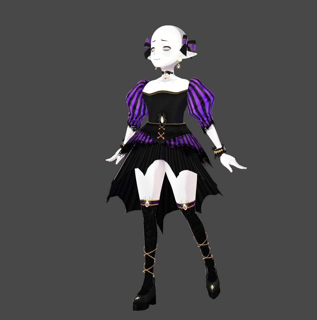 Spider Queen Halloween Full Outfit