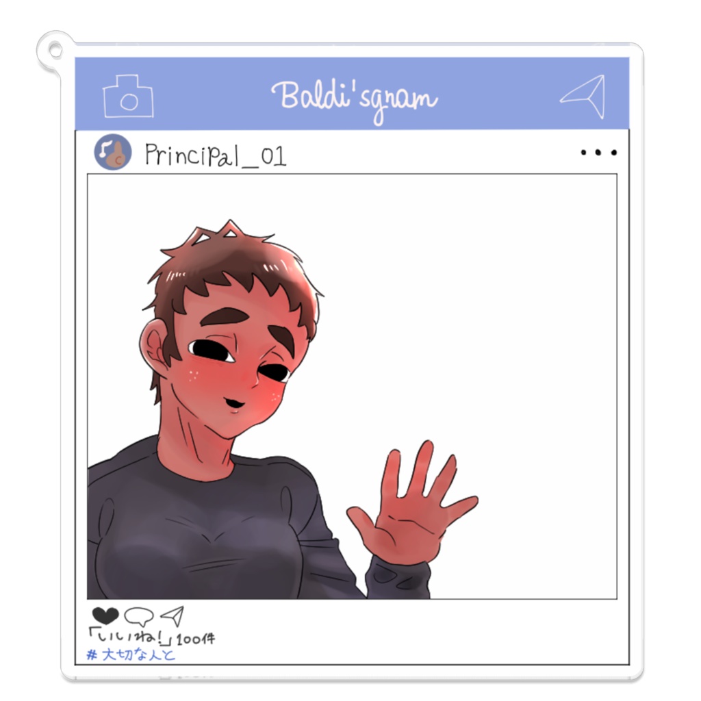 インスタ風ママ校長アクキー