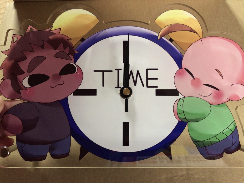 バル校アクリルクロック