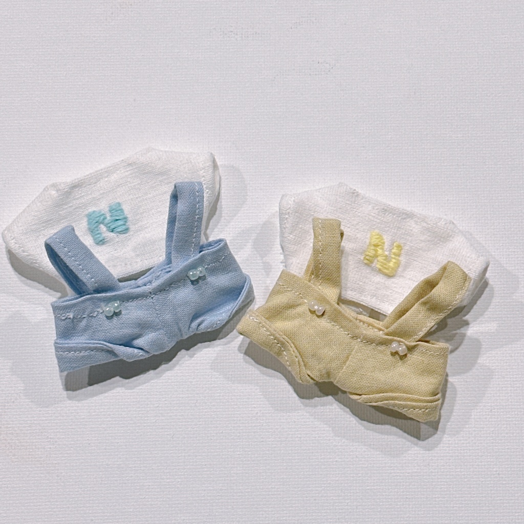 シャツ&サロペットセット