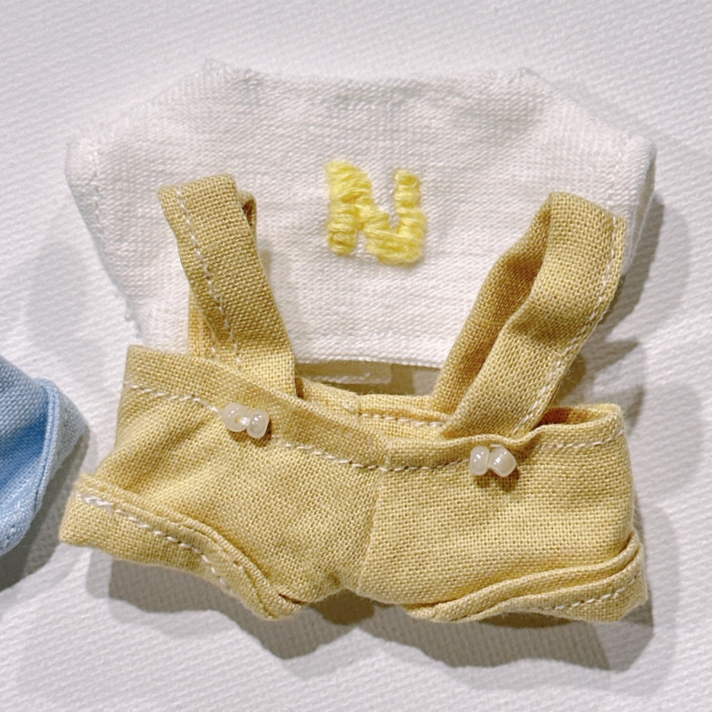 シャツ&サロペットセット