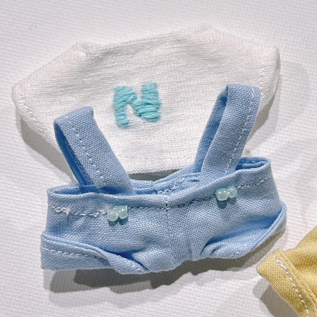 シャツ&サロペットセット