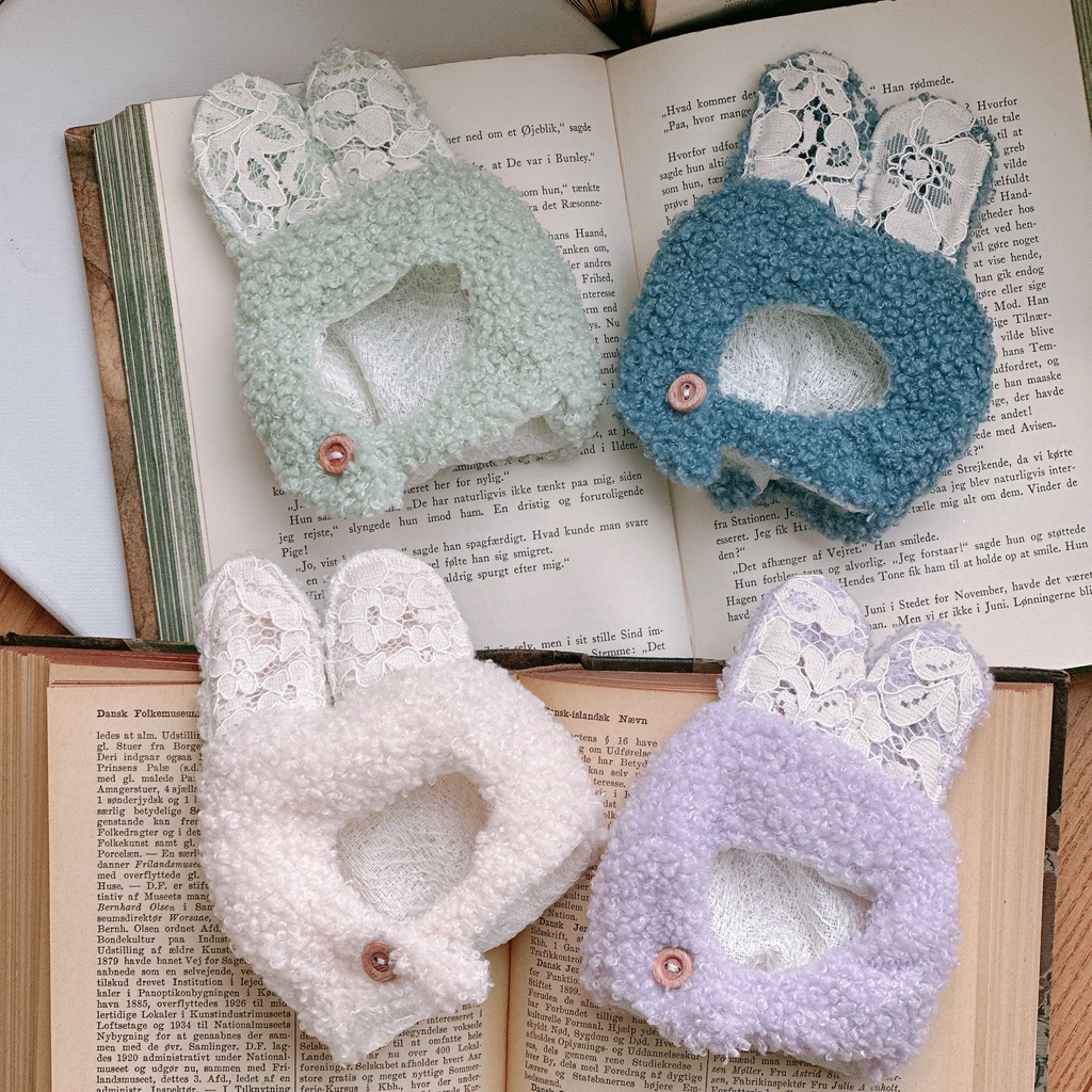 すっぽりうさぎ帽子 全4種