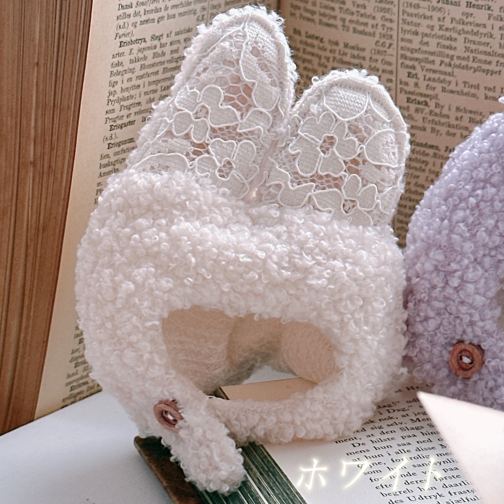 すっぽりうさぎ帽子 全4種