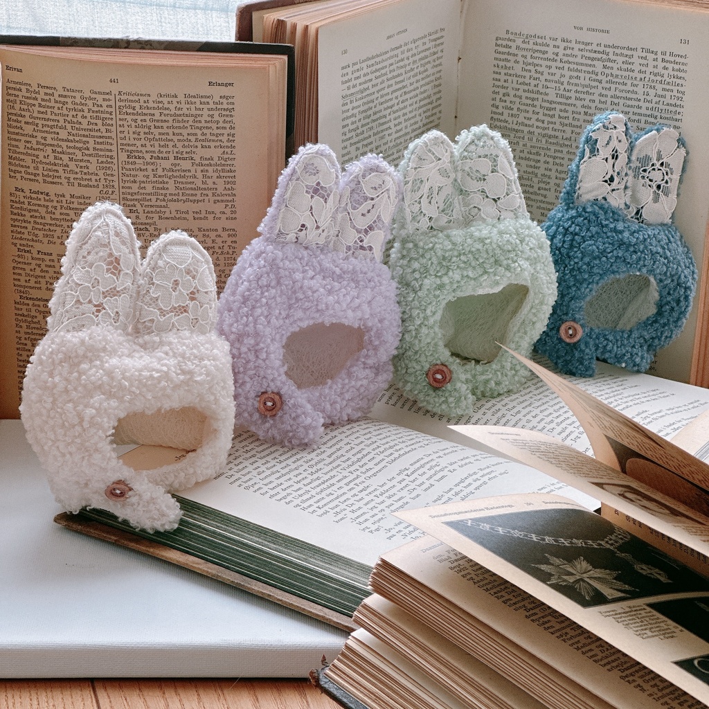 すっぽりうさぎ帽子 全4種