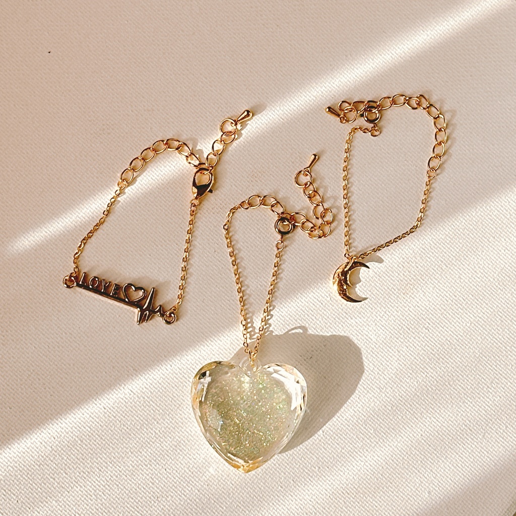 愛と月のネックレス(ぬいサイズ)