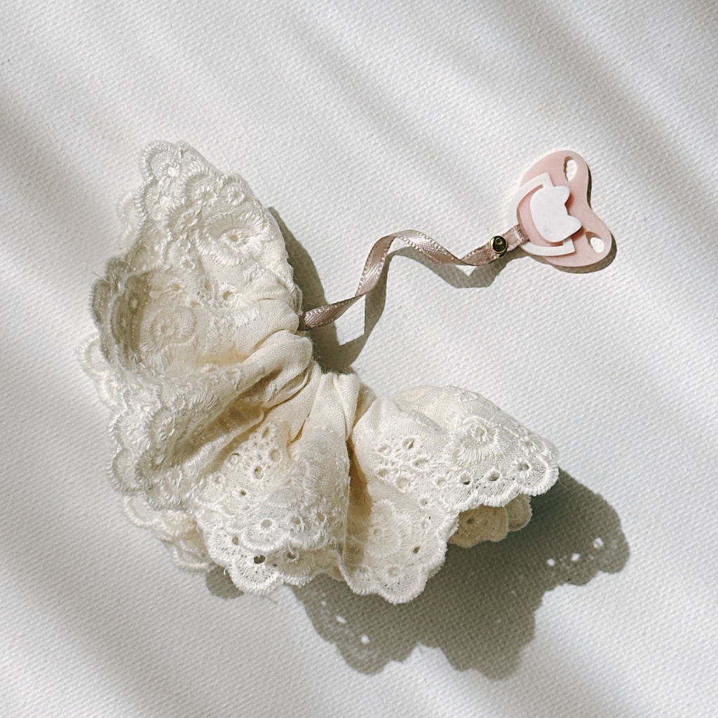 フリルスタイ&おしゃぶりセット