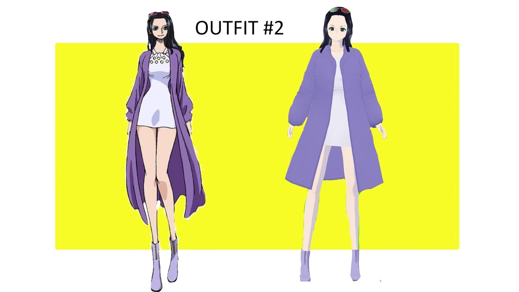 Robin ONE PIECE 3D model on VROID