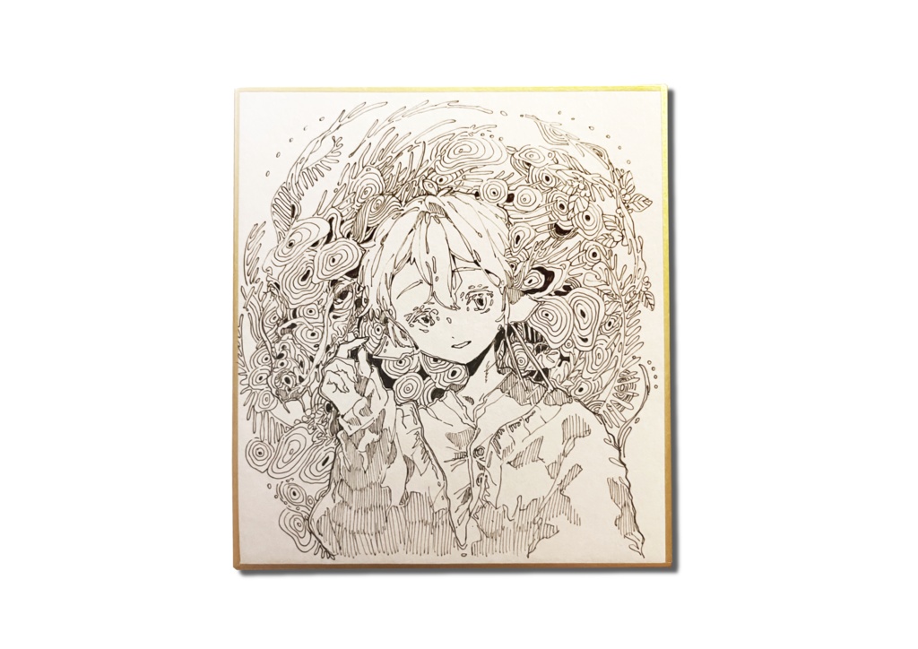 アナログ色紙-analog shikishi board