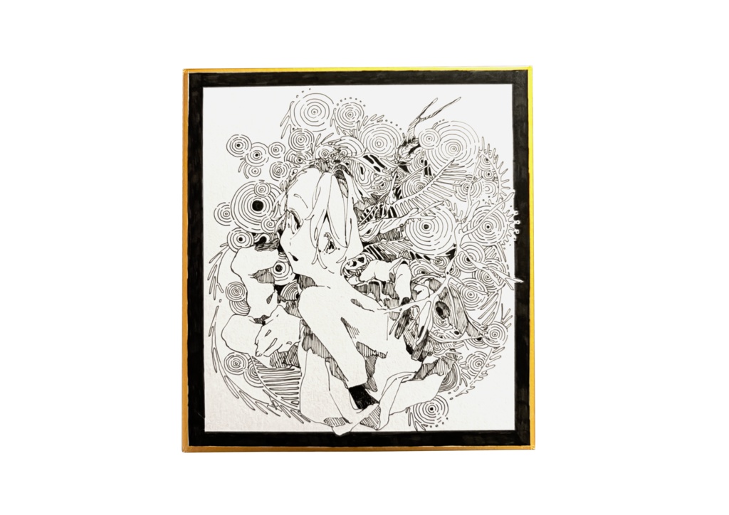 アナログ色紙-analog shikishi board