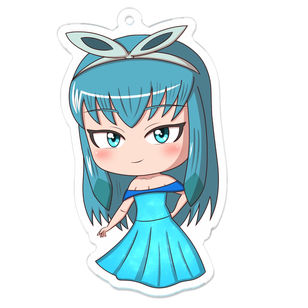 氷河冷美(第一回人気投票1位記念ver) アクリルキーホルダー