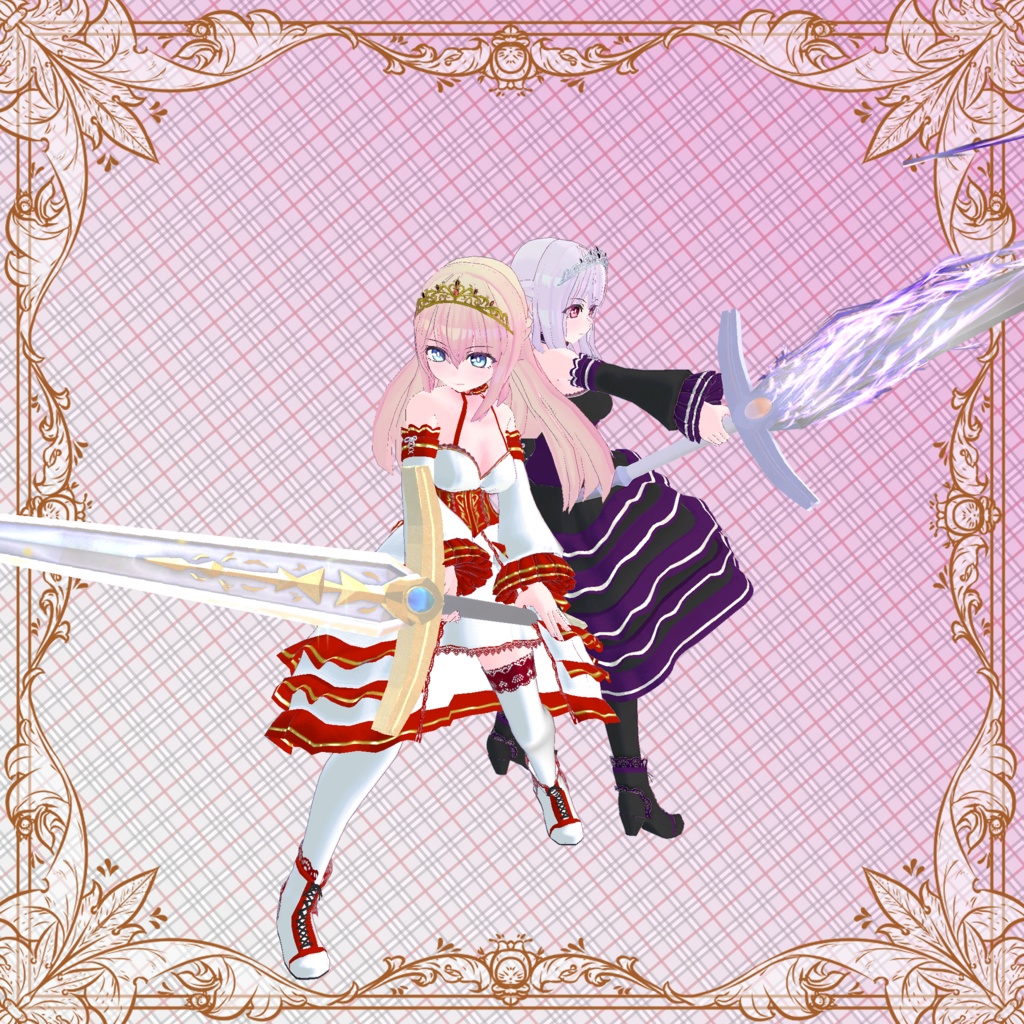 オリジナル3Dモデル<Freesia-フリージア->