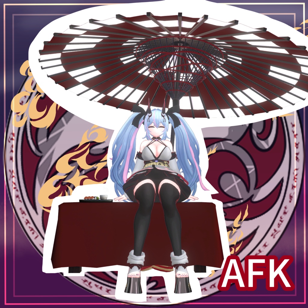 オリジナル3Dモデル「鈴華」