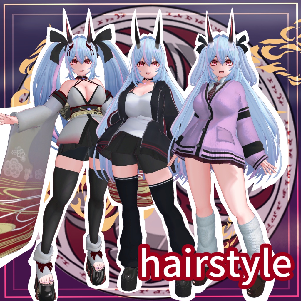 オリジナル3Dモデル「鈴華」