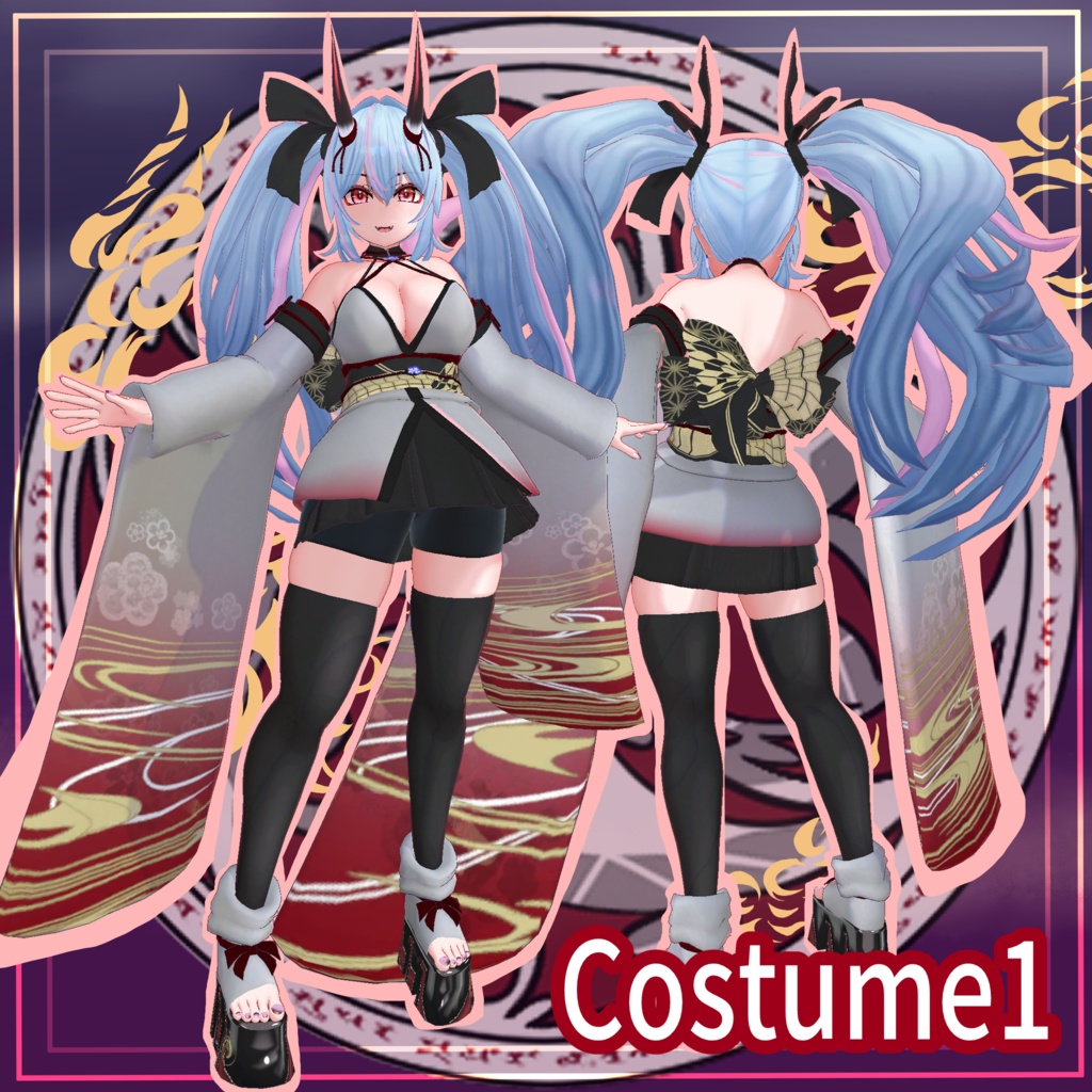 オリジナル3Dモデル「鈴華」