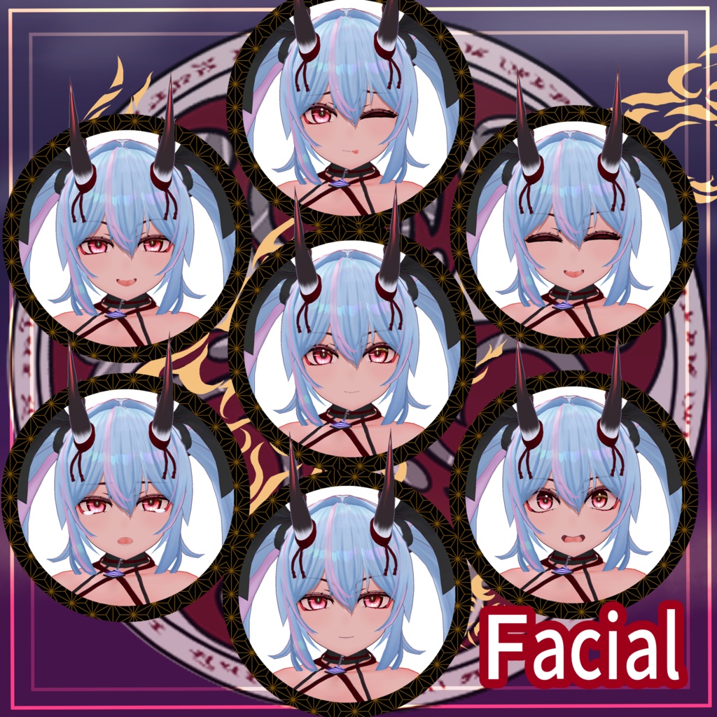 オリジナル3Dモデル「鈴華」