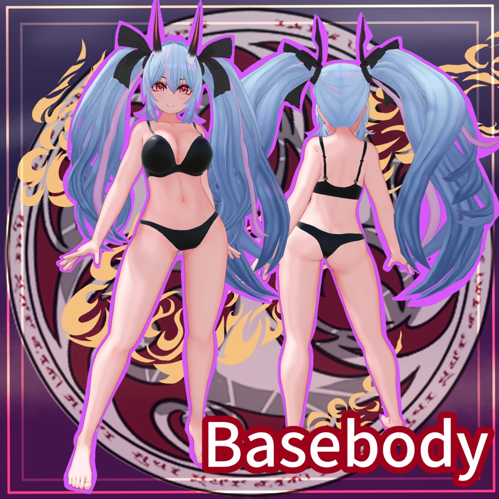 オリジナル3Dモデル「鈴華」