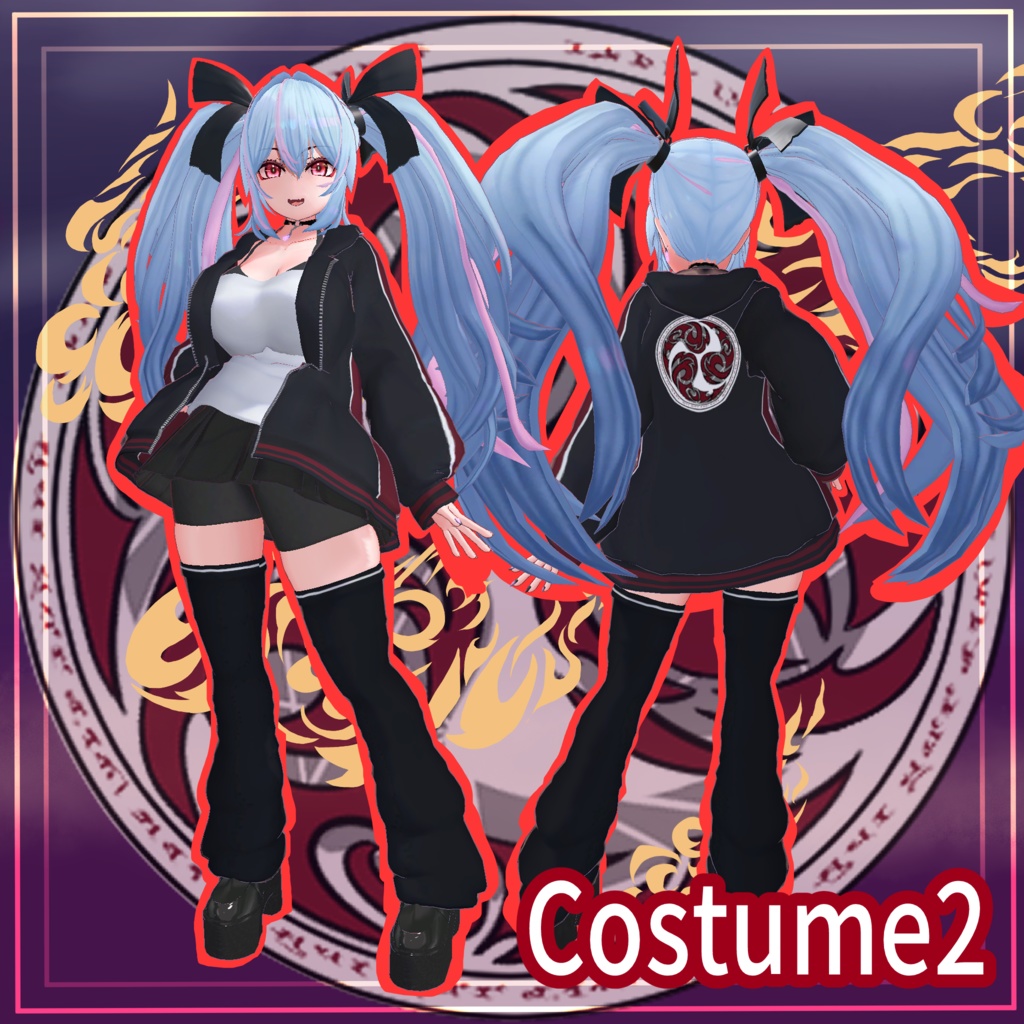 オリジナル3Dモデル「鈴華」