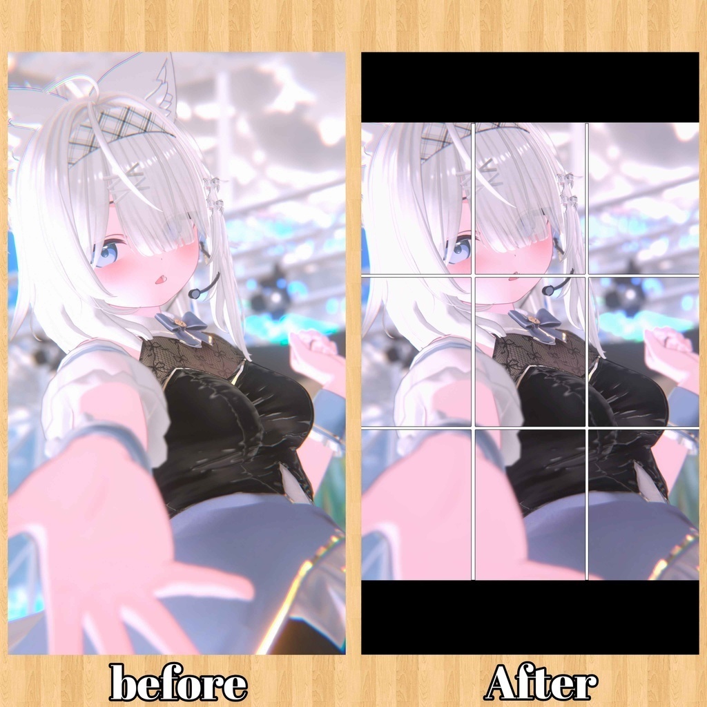 【VirtualLens2対応】COMPOSITION✨LOCK!!【写真構図サポートグリッドマスク】