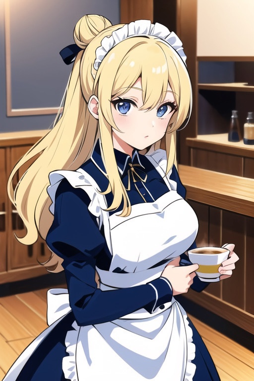 高品質AIアートポスター A4サイズ　オリジナル美少女イラスト アニメ調　かわいい　GZ0006