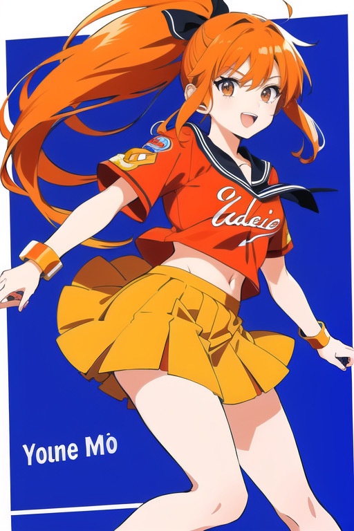 高品質AIアートポスター A4サイズ オリジナル美少女イラスト アニメ調 かわいい GZ0008