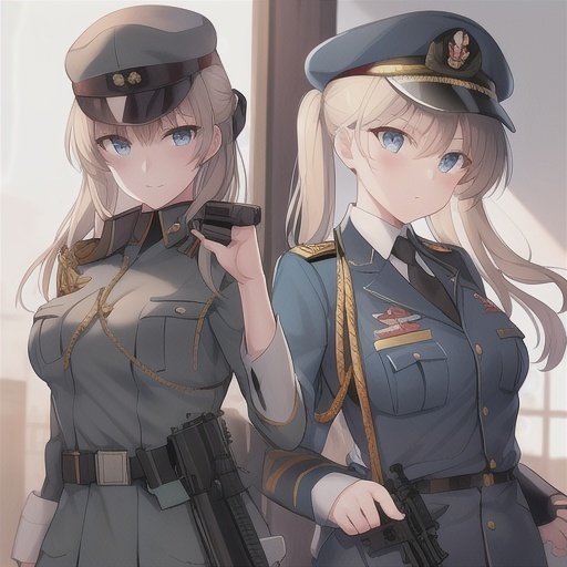 高品質AIアートポスター A4サイズ オリジナル美少女イラスト アニメ調 かわいい GZ0012