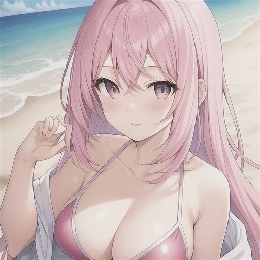 高品質AIアートポスター A4サイズ オリジナル美少女イラスト アニメ調 かわいい GZ0014