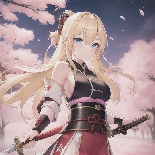 高品質AIアートポスター A4サイズ オリジナル美少女イラスト アニメ調 かわいい GZ0015