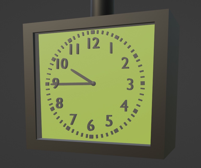駅の時計