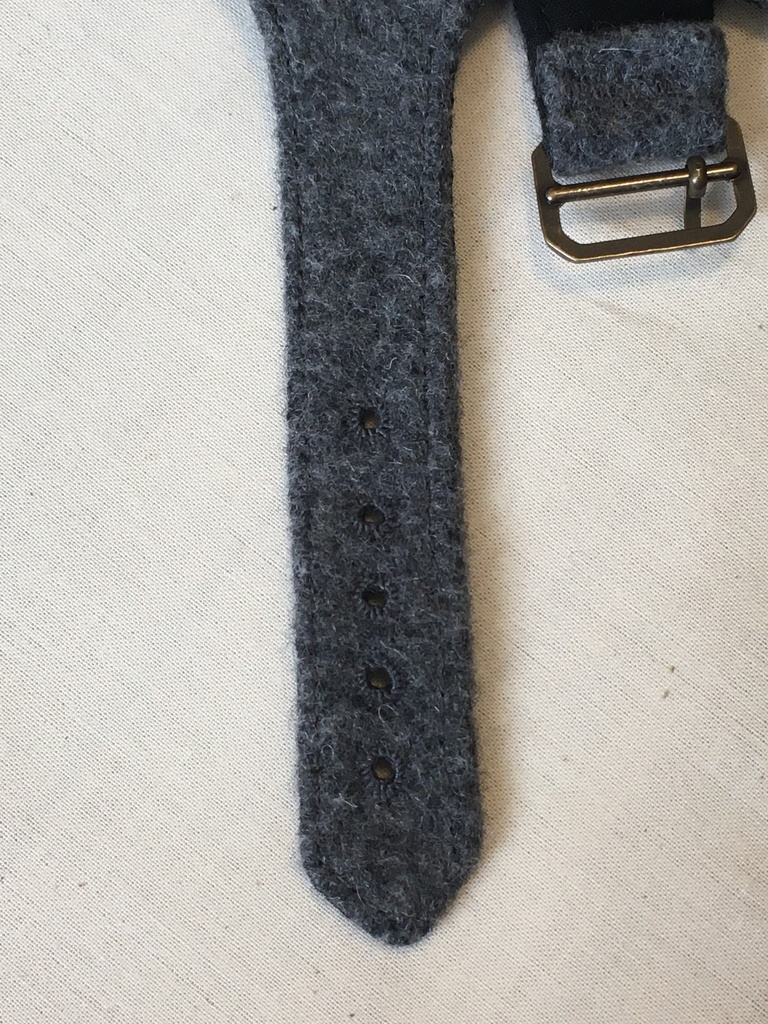 【受注生産 Build-to-order】スカラップボタンブーツスパッツ scalloped button boots spats