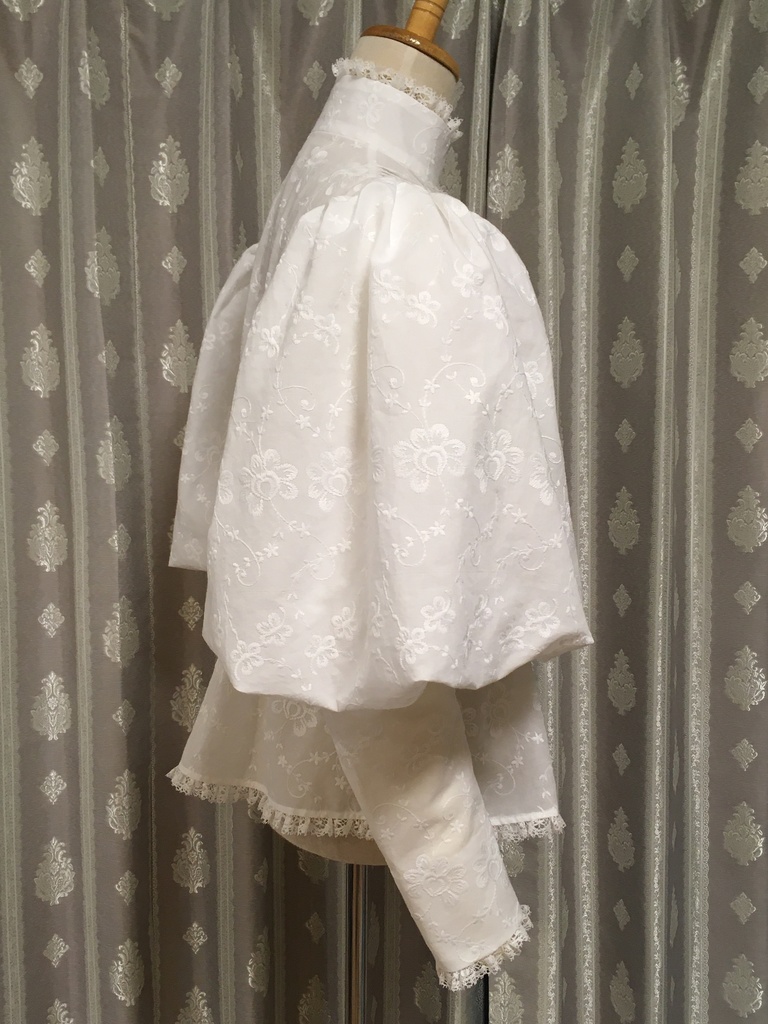 Shirtwaist1894パフ付きシノワズリバージョン