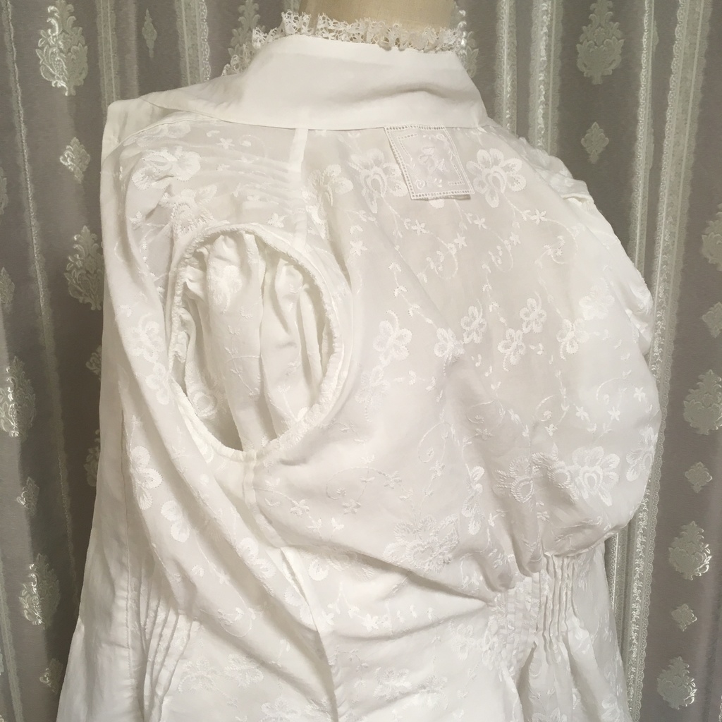 Shirtwaist1894パフ付きシノワズリバージョン