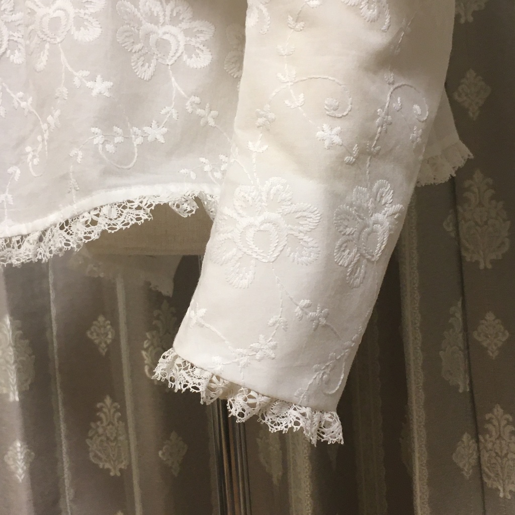 Shirtwaist1894パフ付きシノワズリバージョン