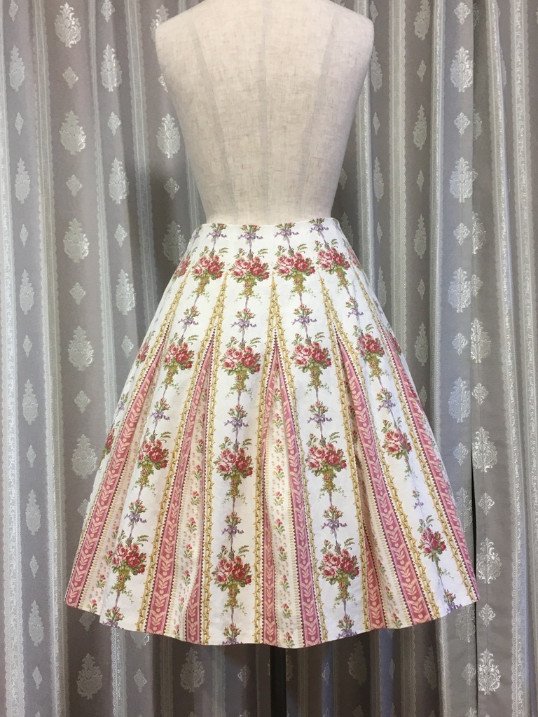 サンプル品 ボックスプリーツスカート