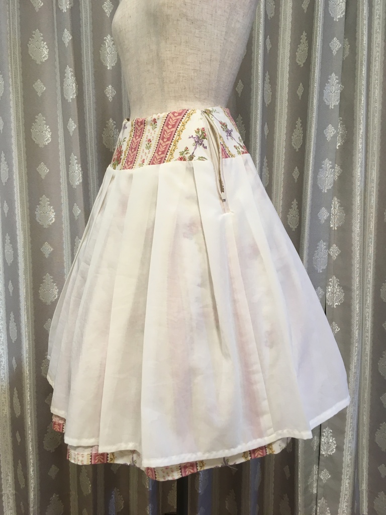 サンプル品 ボックスプリーツスカート